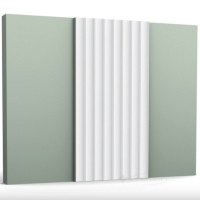 панель декоративна на стіну Orac Decor 200x25x1.3 см біла (W109)
