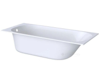 ванна акриловая Geberit Soana 170x70 Slim rim, прямоугольная, с ножками, белая (554.002.01.1)