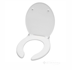 сидіння для унітазу Cersanit Etiuda дюропласт антибактеріальний (K98-0002)