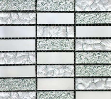 Мозаїка Kale-Bareks HL200 прозоре скло (1,5х5) 30x30
