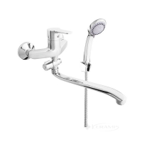 смеситель для ванны Rubineta Uno 12/G хром (N2GD01)