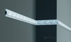 молдинг жесткий Elite Decor Gaudi Decor 5x2,5x244 см с орнаментом белый (CR 620)