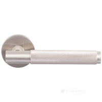 ручка дверная на розетте Fimet Marion 1444-208 F20 никель матовий R ф - з