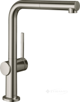 смеситель для кухни Hansgrohe Talis M 270, с вытяжным изливом, 1jet, сталь (72808800)