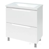 тумбочка с умывальником Van Mebles Амелия белая, 90 см (000005790)