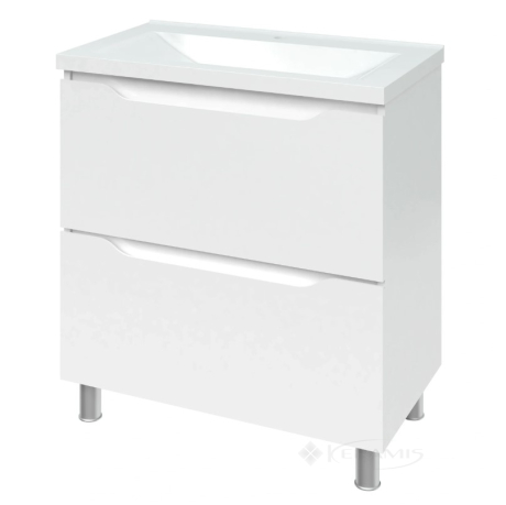 Тумбочка с умывальником Van Mebles Амелия белая, 90 см (000005790)