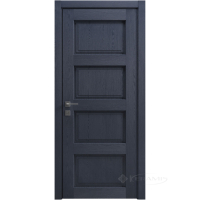 дверное полотно Rodos Style 4 900 мм, глухое, сосна браш cobalt