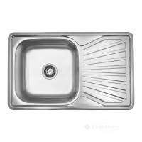 кухонна мийка Kroner Satin 78х48х18 сталь (Satin-784808180) CV022789