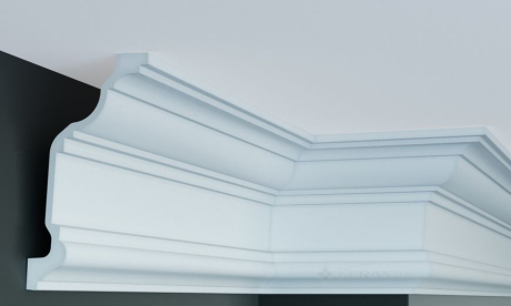 Карниз жесткий Elite Decor Gaudi Decor 23x11x244 см белый (P 132)