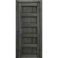 дверне полотно Rodos Style 5 600 мм, глухе, дуб шале графіт