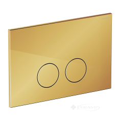 смывная клавиша Omnires MINIMAL polished gold (MPS1GL)