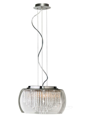 подвесной светильник Azzardo Rego, хром, прозрачный, 6 ламп (LP3957-8PX / AZ1000)