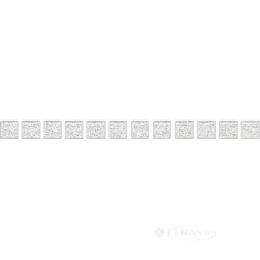 фриз Kerama Marazzi Веджвуд Олівець Бісер 1,4x20 білий срібло (POF001)