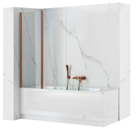 штора для ванны Rea Agat 100х140 copper brush (REA-W5698)