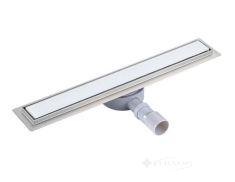 трап линейный Qtap Scorpio Tile900 с сухим затвором под плитку, нержавеющая сталь (QTSCOTILE900)