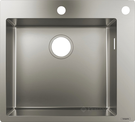 Кухонна мийка Hansgrohe S712-F450 55x50x19 нержавіюча сталь (43305800)