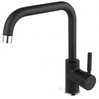 змішувач для мийки Ferro Ratio високий, чорний (BTI4BL)