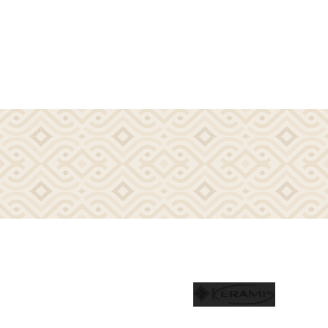 Плитка Itt Ceramic Couture 39x119 decor beige gloss rect