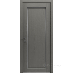 дверное полотно Rodos Style 1 700 мм, полустекло, сосна браш braun