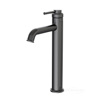 смеситель для кухни Aqua Rodos Metro 06 высокий, gun metal (АР000084832)
