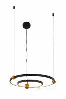 люстра Levistella подвесная, светодиодная, черная (918LP453-A)