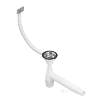 сифон для мойки Imprese d114 перелив прямоугольный с решеткой, хром (d12700111K)