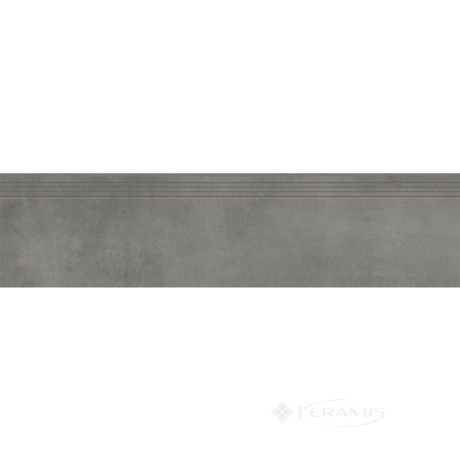 Ступень Cerrad Concrete 29,7x119,7 graphite