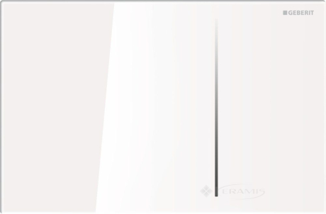 Смывная клавиша Geberit Sigma 70 стекло белое, смыв пневматический (115.625.SI.1)