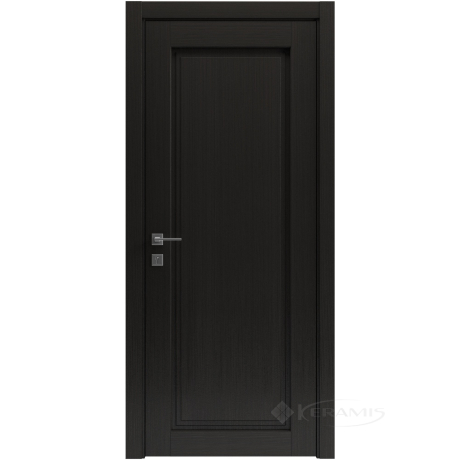 Дверное полотно Rodos Style 1 700 мм, глухое, венге шоколадный