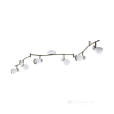 спот Eglo Arboledas 6x5W, білий, нікель матовий (97354)