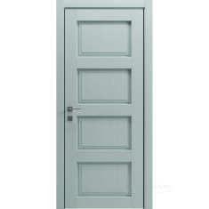 дверное полотно Rodos Style 4 700 мм, глухое, сосна браш mint