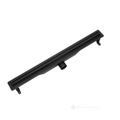 душевой канал Devit Universal Slim 70 с сифоном и накладкой, черный (UN7033B)