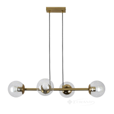 люстра Levistella (7529909-4 BRZ+CL)
