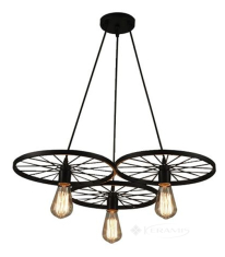 підвісний світильник Azzardo Ranch, чорний, 3 лампи (MD71192-3 BK /AZ1649)