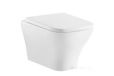 унитаз Ravak WC Concept Style Up RimOff подвесной, без ободка, с сиденьем, белый (RKUM000008)