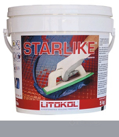 затирка Litokol Litochrom Starlike 1-15 (С.220 сильвер) 5 кг