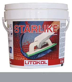 Затирка Litokol Litochrom Starlike 1-15 (С. 220 сільвер) 5 кг