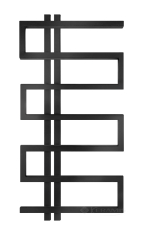 электрический полотенцесушитель Genesis Aqua Dual 1000х530 черный (GA-56005)