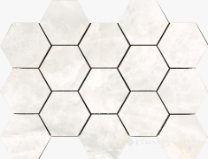 декор Pamesa Cr. Lux Noor 32,5x22,5 white hexagonos