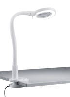 настільна лампа Trio Lupo, білий, на прищіпці, LED (227280101)