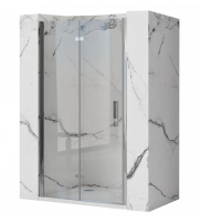 душові двері Rea Molier 100x190 безпечне скло, прозоре, chrome (REA-K6371)