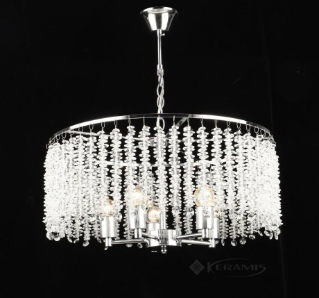 Люстра Valeso підвісна кришталева S2487/5, хром (SP000048854)