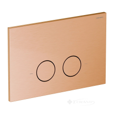 смывная клавиша Omnires STEEL R-45 brushed copper (ST45PS1CPB)
