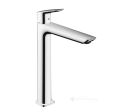 змішувач для раковини Hansgrohe Logis зі зливним набором, хром (71257000)