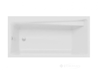 ванна акрилова Polimat Elza 140x70 з ніжками, біла (00017)