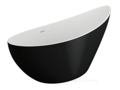 ванна акриловая Polimat Zoe 180x80 черная матовая (00332)