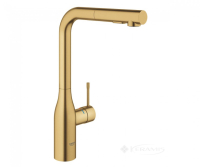 смеситель для кухни Grohe Essence New выдвижной излив, холодный рассвет матовый (30270GN0)