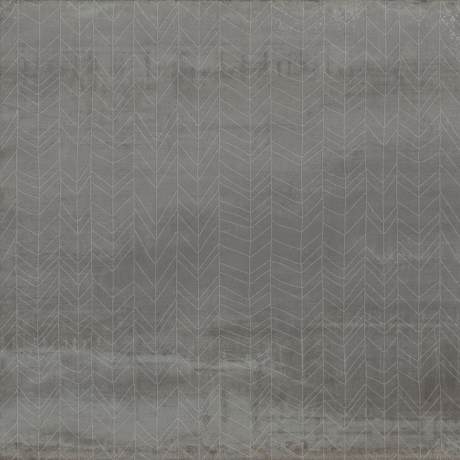 Плитка Ragno Ironstone 75x75 decoro tribale argento ret