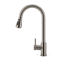 змішувач для кухні Granado Campo LUX з висувним зливом, PVD black (gz0501LPVD)