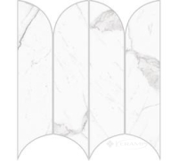 мозаика Ragno Incanto 28x31 statuario venato mosaico ventagio (R9CF)